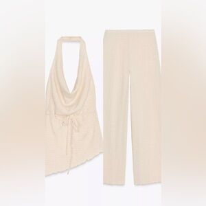 Zara Elegant Cream Textured Set